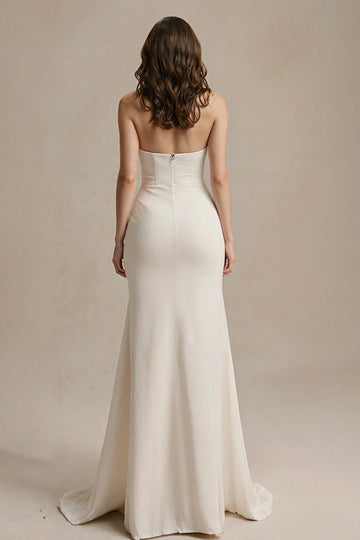 Robe longue formelle Sirène ivoire Sweetheart